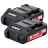 Metabo 625596000 / ME1820 Duopack 18V Li-ion Accu - 2.0Ah (2st) -Metabo 1a15802f97984c4de685ab98afbb7c7e