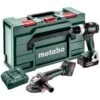 Metabo Combo Set 2.9.4 18V Li-Ion Accu Combiset In MetaBox (2x 5.2Ah) -Metabo 26068e234d5a161d61d35896ef69232c