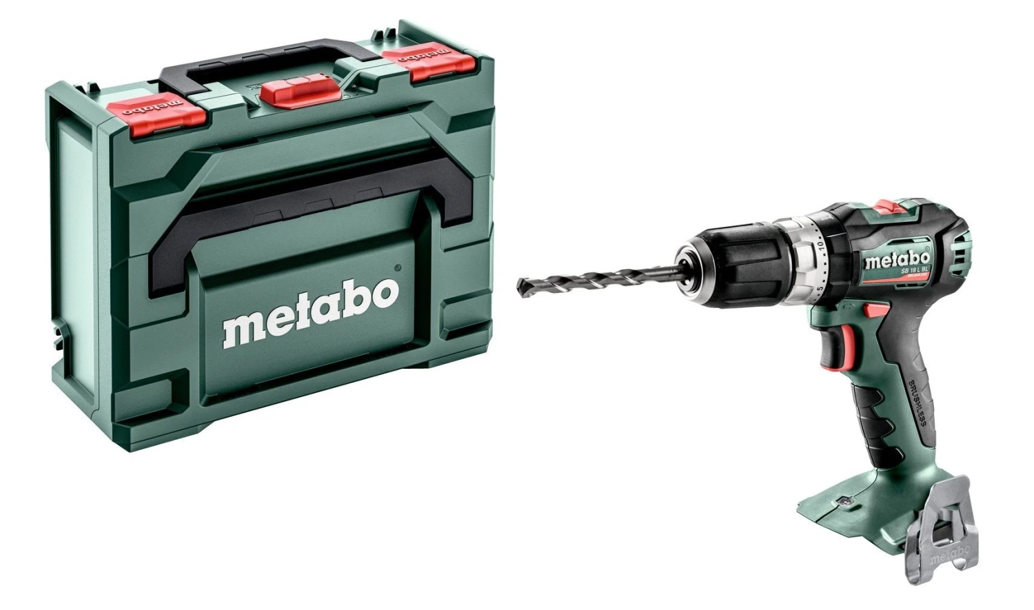 Metabo SB 18 L BL 18V LiHD Accu Klopboormachine Set (2x 4,0Ah) In MetaBOX - 32mm - 13mm - Koolborstelloos 4 Metabo SB 18 L BL 18V LiHD Accu Klopboormachine Set (2x 4,0Ah) In MetaBOX - 32mm - 13mm - Koolborstelloos - Afbeelding 2