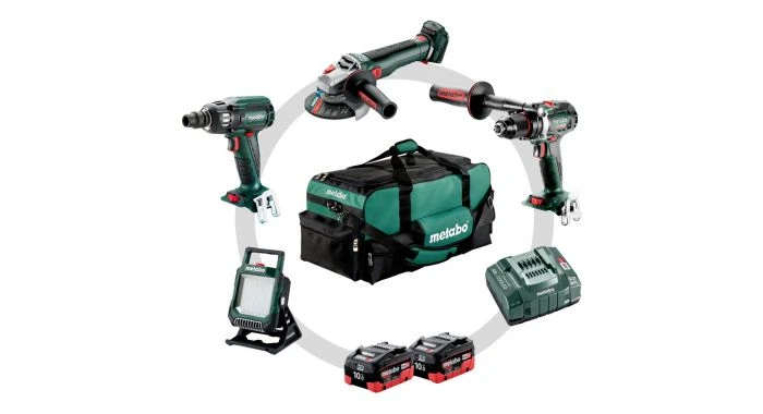 Metabo Combo Set 4.3.2 18V LiHD Accu Combiset In Tas (2x 10.0Ah) - 685209000 3 Metabo Combo Set 4.3.2 18V LiHD Accu Combiset In Tas (2x 10.0Ah) - 685209000