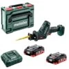 Metabo SSE 18 LTX Compact 18V Accu Reciprozaag Set In MetaBox (2x 4,0Ah LiHD Accu) - 602266800 -Metabo 5cec371e413caa882dc4b3c3600de04d