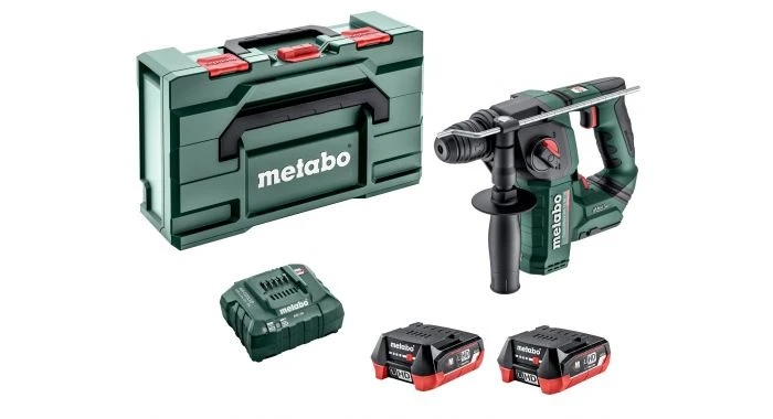 Metabo PowerMaxx BH 12 BL 16 12V Li-ion Accu SDS-plus Boorhamer Set (2x 4.0Ah Accu) In MetaBox - 1.3J - Koolborstelloos - 600207800 3 Metabo PowerMaxx BH 12 BL 16 12V Li-ion Accu SDS-plus Boorhamer Set (2x 4.0Ah Accu) In MetaBox - 1.3J - Koolborstelloos - 600207800