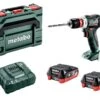 Metabo PowerMaxx BS 12 BL Q 12V LiHD Accu Boor-/schroefmachine Set (2x 4,0Ah Accu) In MetaBOX - Koolborstelloos - 601039800