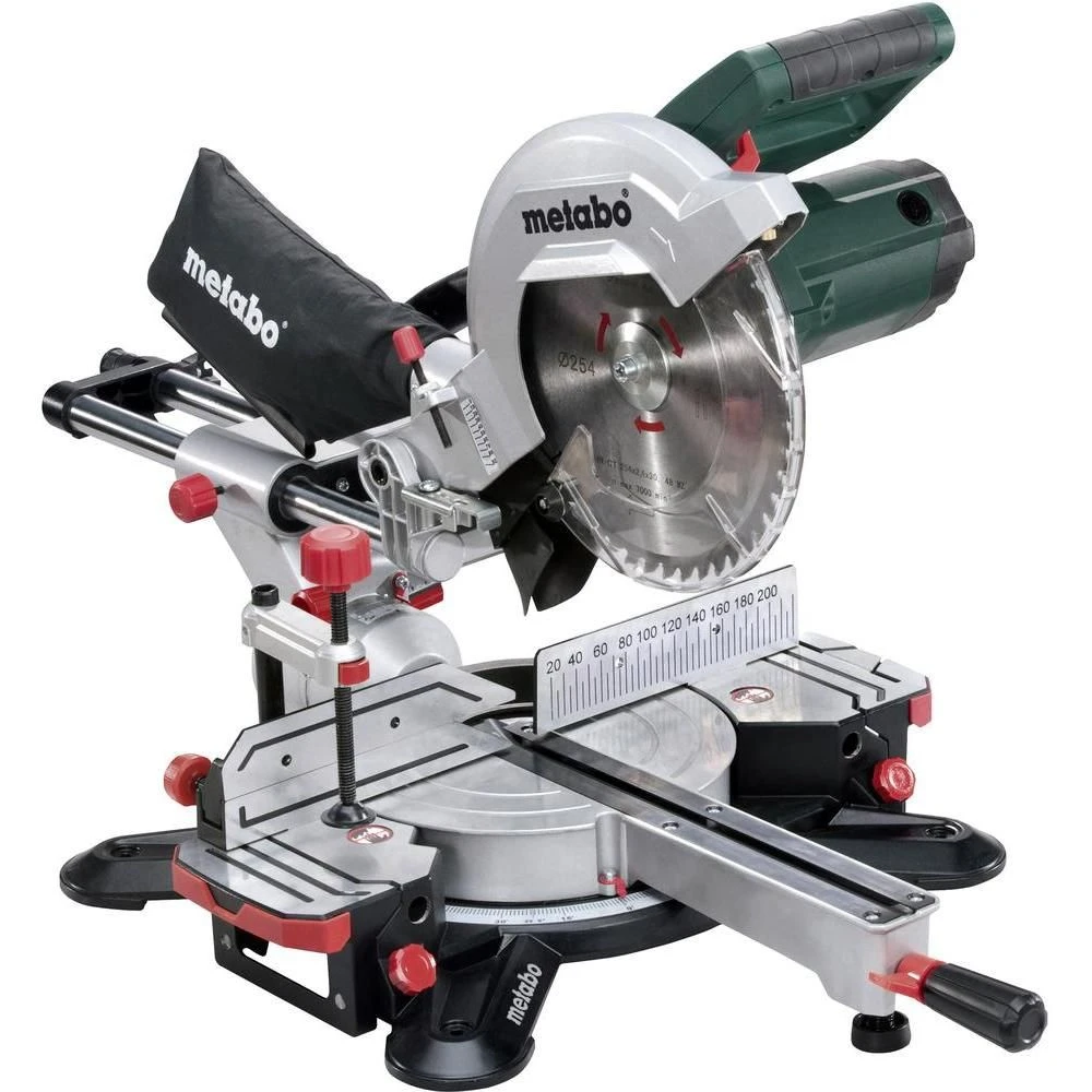 Metabo KGS 254 M Afkortzaag Incl. Onderstel (KSU 401) - 1800W - 254 X 30mm - 690860000 4 Metabo KGS 254 M Afkortzaag Incl. Onderstel (KSU 401) - 1800W - 254 X 30mm - 690860000 - Afbeelding 2