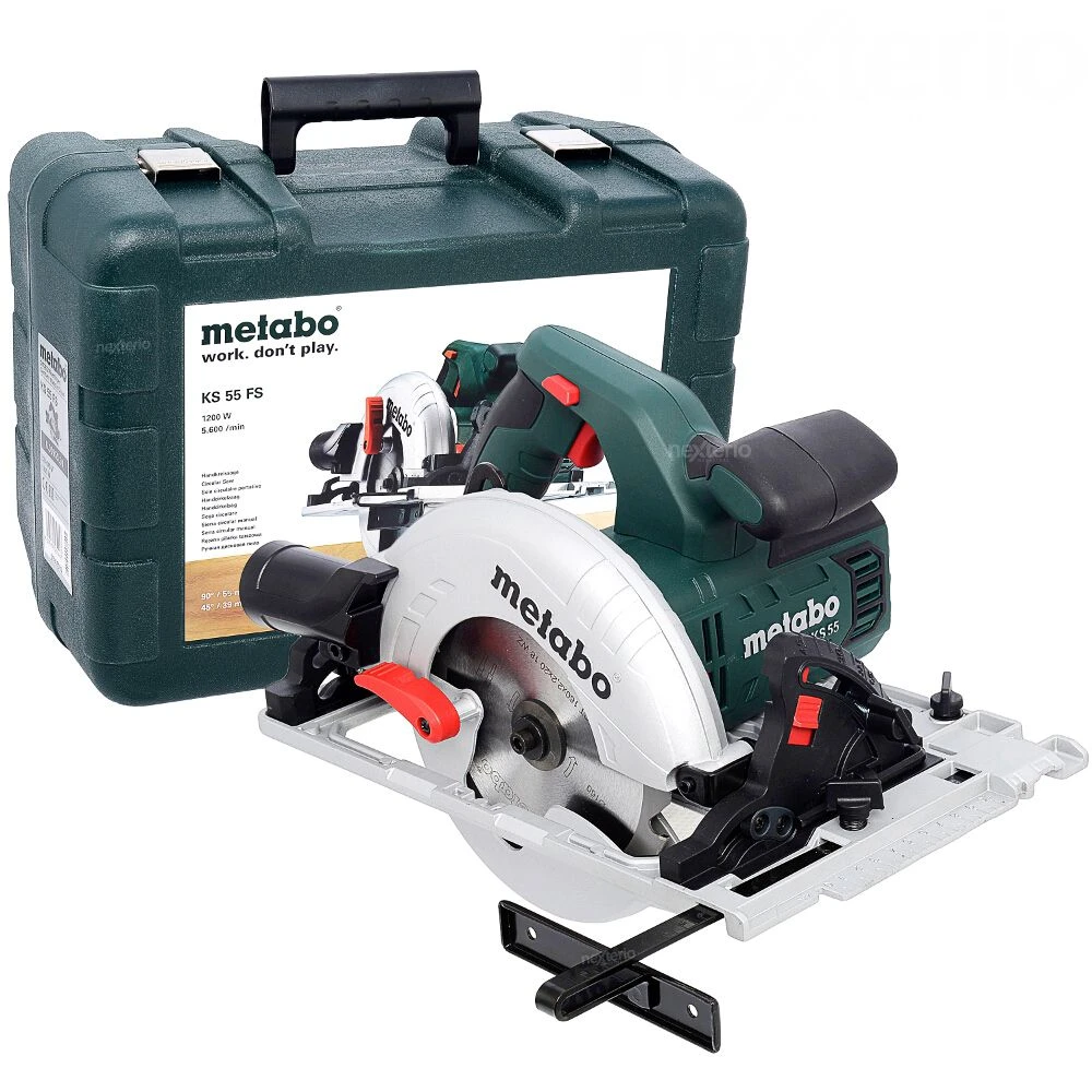 Metabo KS 55 FS Cirkelzaag In Koffer - 1200W - 160mm - 600955500 3 Metabo KS 55 FS Cirkelzaag In Koffer - 1200W - 160mm - 600955500