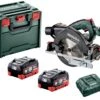 Metabo KS 18 LTX 57 18V LiHD Accu Cirkelzaag Set In MetaBOX (2x 8,0Ah Accu) - 57mm - 601857810 -Metabo 7caf794b5333e6ec99e467c85df83fca