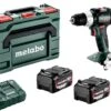 Metabo BS 18 LT BL 18V Li-Ion Accu Boor-/schroefmachine Set (2x 4,0Ah Li-Power Accu) In MetaBOX - Koolborstelloos - 602325500
