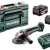 Metabo WB 18 LT BL 11-125 Quick 18V Li-Ion Accu-slijper Set (2x 5.2Ah) In MetaBox