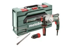 Metabo KHE 2860 Quick Set SDS-plus Combihamer Incl. 5 Delig Boor- En Beitelset In MetaBox - 880W - 3.2J - 600878850