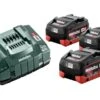 Metabo 685074000 18V LiHD Accu Starterset (3x 5.5Ah) + Lader -Metabo a37f3a131aa24c0de97460dc63393504
