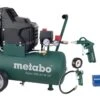 Metabo Basic 250-24 W OF SET Compressor + LPZ-4 Toebehorenset - 1500W - 8 Bar - 24L - 100 L/min - 690865000 -Metabo a6a72f270cce14ff2c620c3becb8b0cf