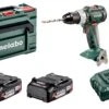 Metabo SB 18 LT BL 18V Li-Ion Accu Klopboor-/schroefmachine Set (2x Li-Power 2.0Ah Accu) In MetaBox - Koolborstelloos - 602316550