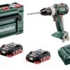 Metabo SB 18 LT BL 18V LiHD Accu Klopboor-/schroefmachine Set (2x 4,0Ah Accu) In MetaBox - Koolborstelloos