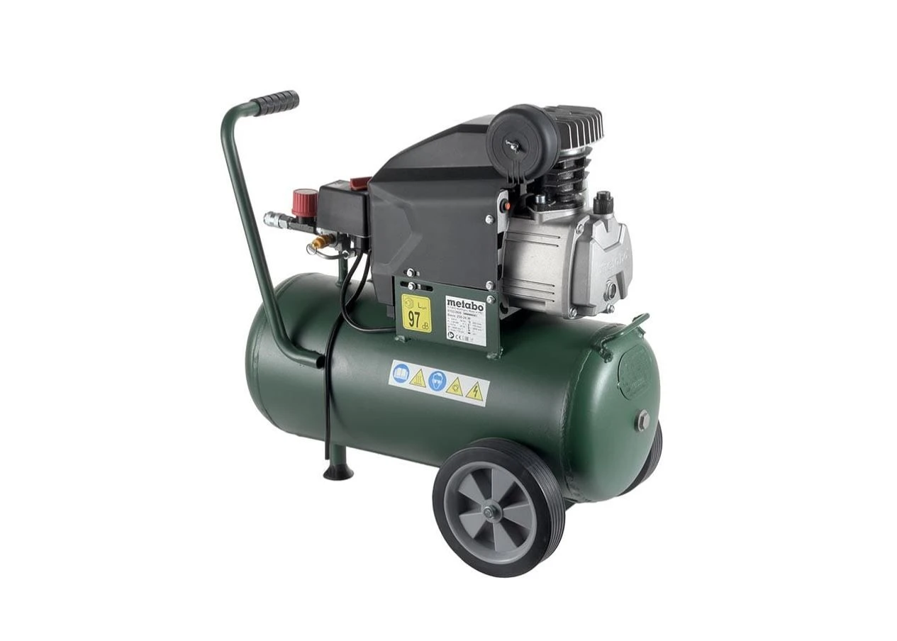 Metabo Basic 250-24 W Compressor - 1500W - 8 Bar - 24L - 95 L/min - 601533000 5 Metabo Basic 250-24 W Compressor - 1500W - 8 Bar - 24L - 95 L/min - 601533000 - Afbeelding 3
