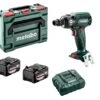 Metabo SSW 18 LTX 400 BL 18V Li-Ion Accu Slagmoersleutel Set (2x 4.0Ah Li-Power Accu) In MetaBox - 400Nm - 1/2" - Koolborstelloos - 602205500 -Metabo eda14f50df8bd68469115f983a5fd616