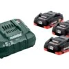 Metabo 685132000 18V LiHD Accu Starterset (3x 4.0Ah) + Lader -Metabo f7b2d1e435c4f2a9ef79e3a8cb8ee84c