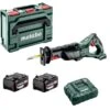 Metabo SSE 18 LTX BL 18V Li-Ion Accu Reciprozaag Set (2x 5,2Ah Li-Power Accu) In MetaBox - 32mm - Koolborstelloos -Metabo fdad25d267c4f2e45ed47a0c42e6b7fd