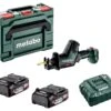 Metabo SSE 18 LTX BL Compact 18V Li-Ion Accu Reciprozaag Set (2x 2,0Ah Li-Power) In MetaBox - 16mm - Koolborstelloos - 602366500 -Metabo ff437c119e6d608ed4c9b465795e8f0a